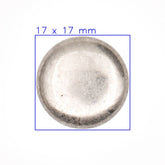 Rustieke Bolvormige Metalen Knoop 18x17 mm Knopen KNP00133